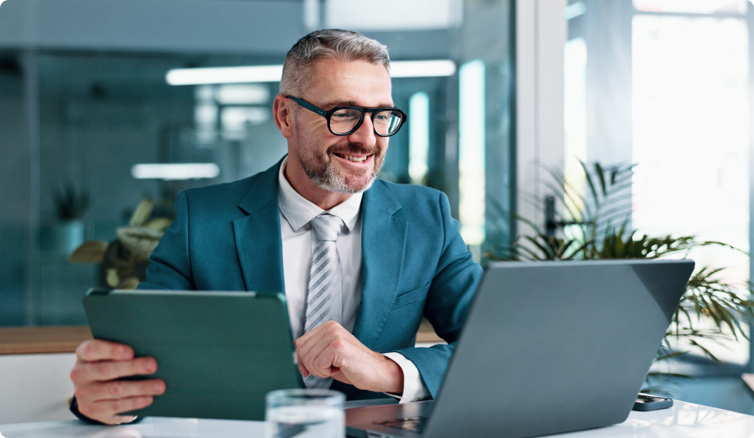 An image illustrating the benefit of the service presented